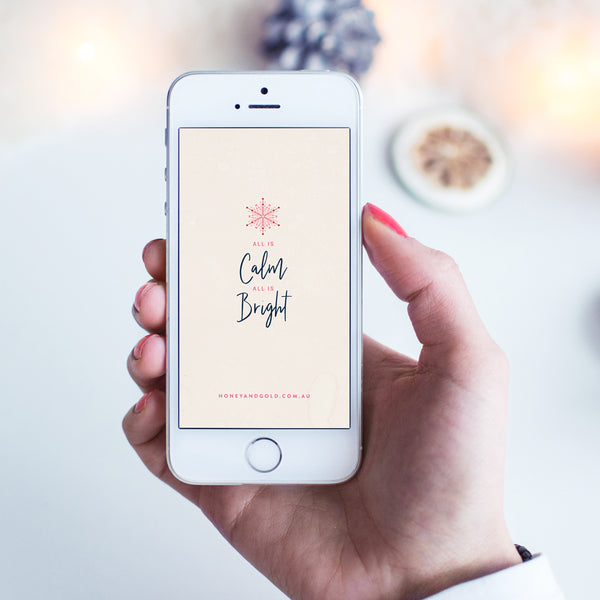 ALL IS CALM, ALL IS BRIGHT {FREE CHRISTMAS DOWNLOADS}