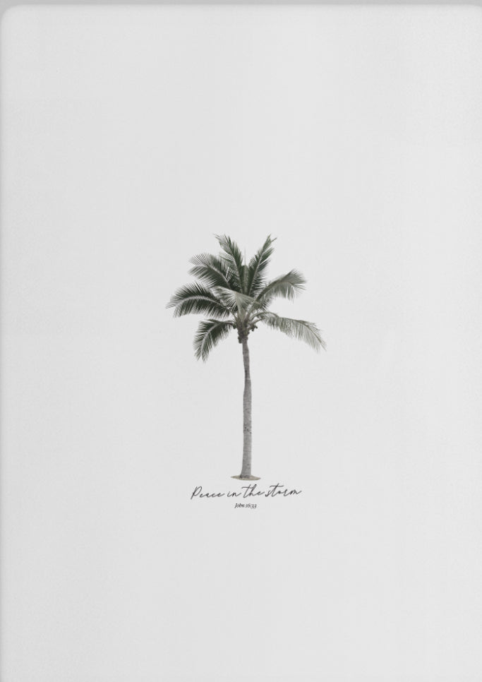 Palm Peace in the Storm ~ Wall Print