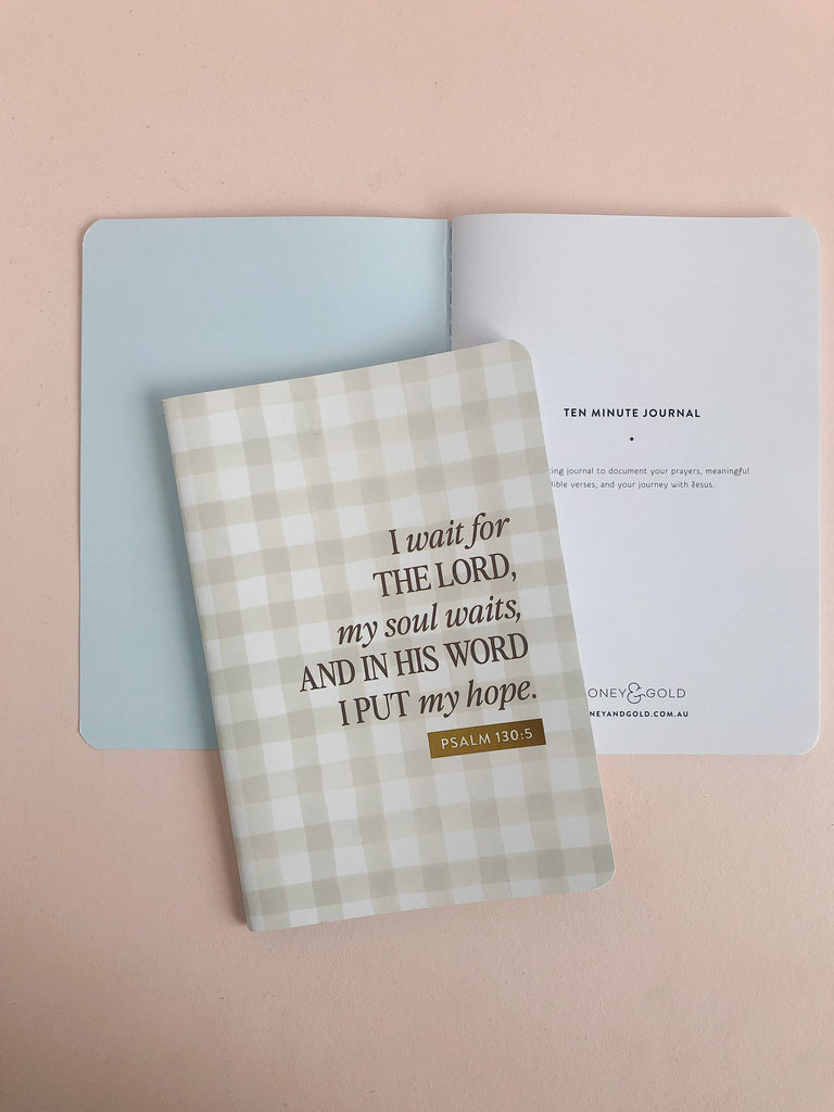 10 Minute Journal ~ Psalms ~ Gingham Hope