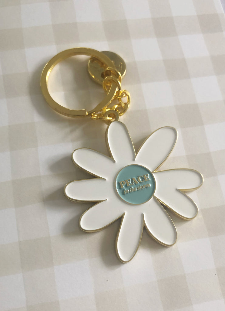 Peace in the Storm Enamel Keyring
