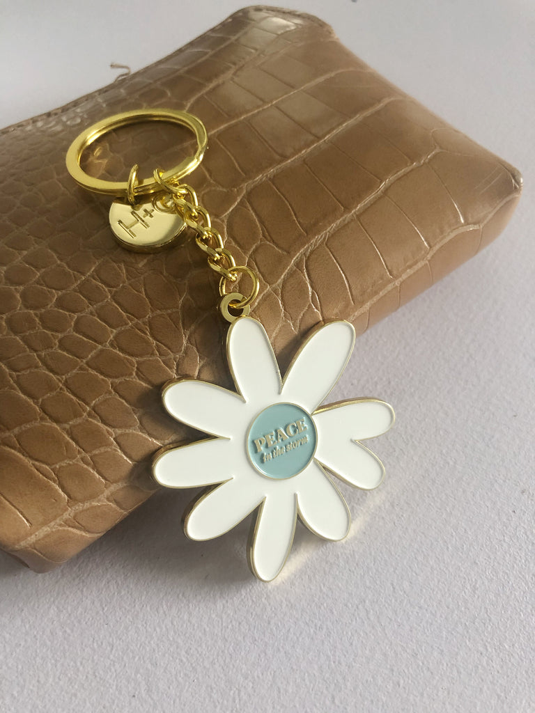 Peace in the Storm Enamel Keyring