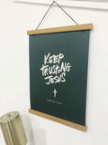 BULK (Qty 10) ~ Keep Trusting Jesus ~ Green