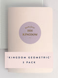 10 Minute Journal ~ Kingdom Geometric ~ 3 PACK
