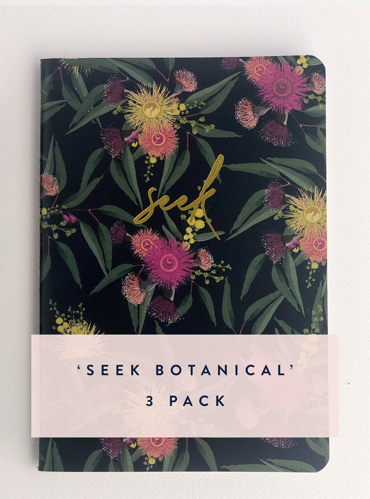 10 Minute Journal ~ Seek Botanical ~ 3 PACK