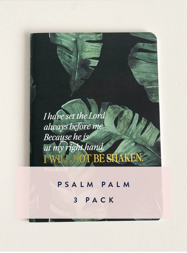 10 Minute Journal ~ Psalm Palm ~ 3 PACK