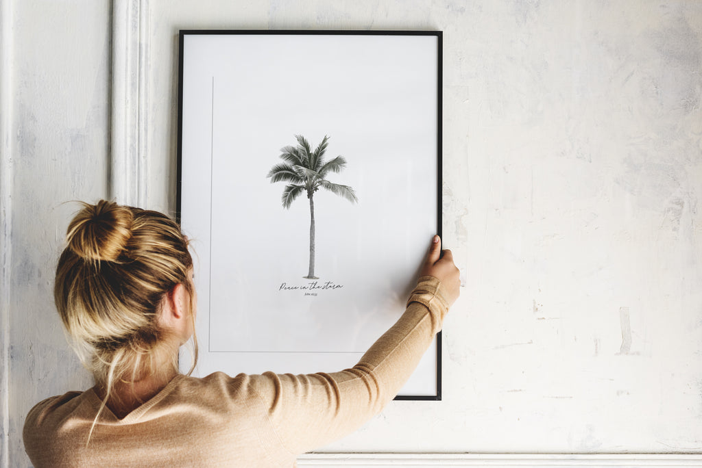 Palm Peace in the Storm ~ Wall Print