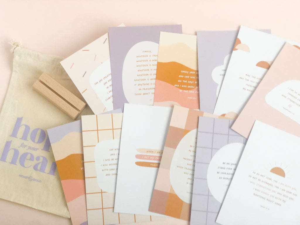 GOODNESS + LOVE ~ A5 Bible Quote Pack