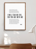'You are With Me' Psalm 23 ~ Wall Print