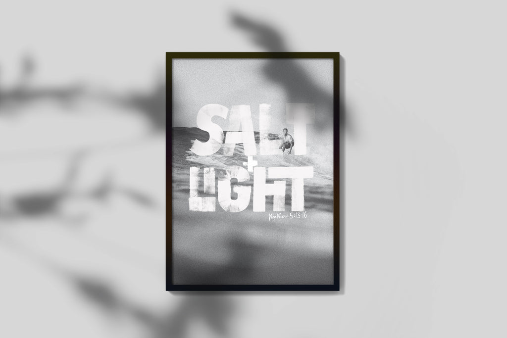 BULK (Qty 10) ~ Salt + Light ~ Surf ~ Wall Print
